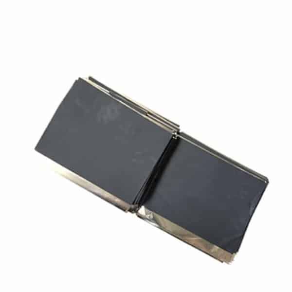 Carbon coated aluminum foil collecting fluid