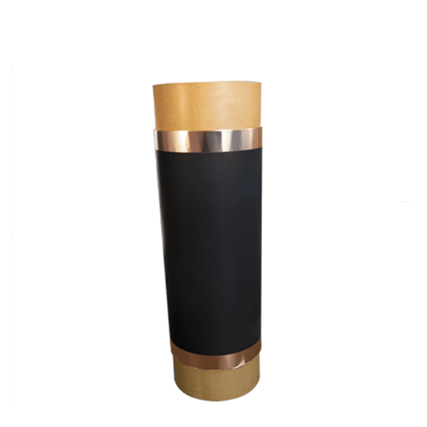 Carbon coated copper foil collecting fluid