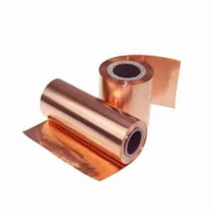 600mm Wide 0.05mm-0.06mm Thin Pure Copper Tape Foil